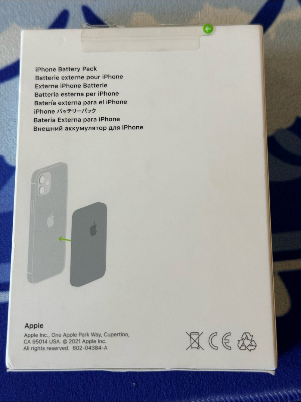 Apple IPhone Battery Pack. MagSafe MJWY3AM/A EUC model A2384 - Picture 3 of 13
